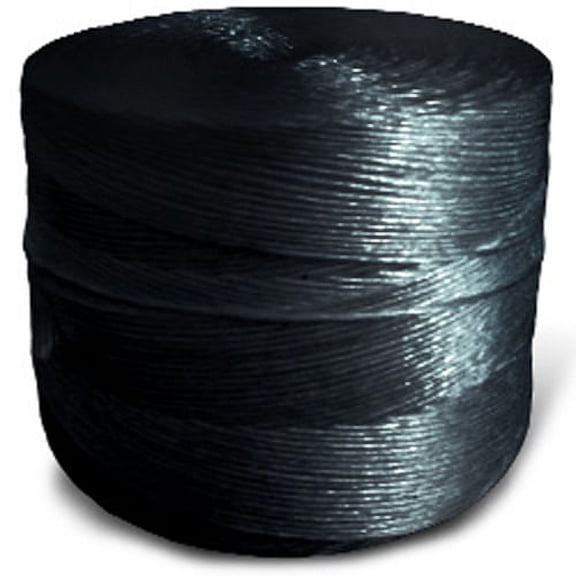CWC Split Film Polypropylene Tying Twine - 1 Ply, 90 lbs Tensile, White (Pack of 4 rolls)