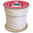 thumbnail image 1 of CWC Spun Braid Polyester Rope - 1/2" x 600 ft., White, 1 of 1