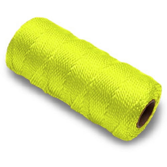 CWC Twisted Mason Twine - #18 x 275', Neon yellow (Pack of 12 cones)