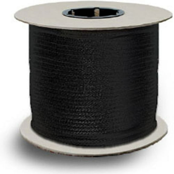 CWC Zenith Diamond Braid 100% MFP Rope - 1/8" x 3000 ft., Black
