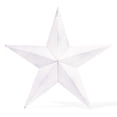 thumbnail image 1 of CWI Gifts Metal Barn Star - 8 inch Galvanized Hanging Star - Farmhouse Wall Decor - White, 1 of 1