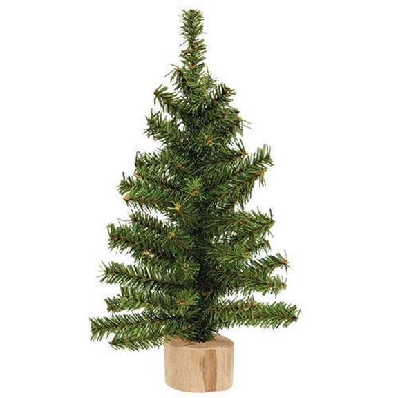 Mini Tree with Wood Base 12"