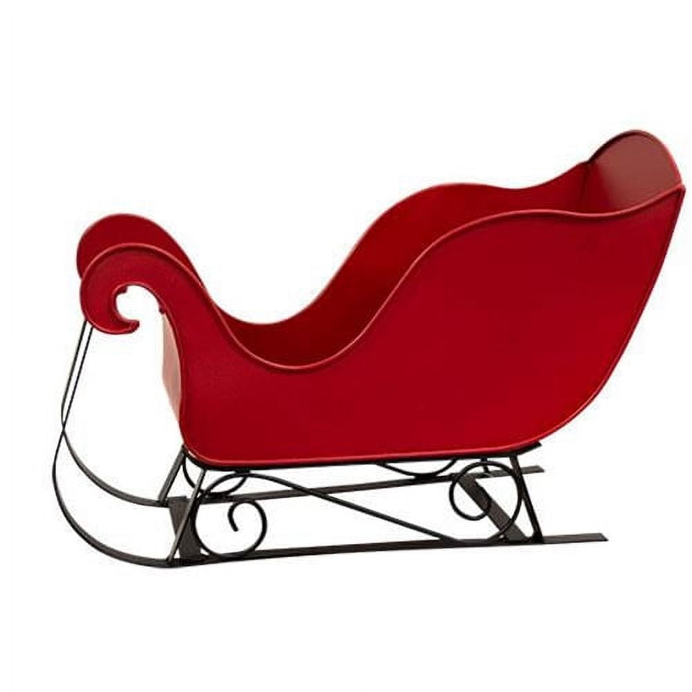 Merry Christmas Red Sledge Metal Sleigh Christmas Craft Supplies Indoor  Decoration 2023 New Year Gift Party Decoration - AliExpress