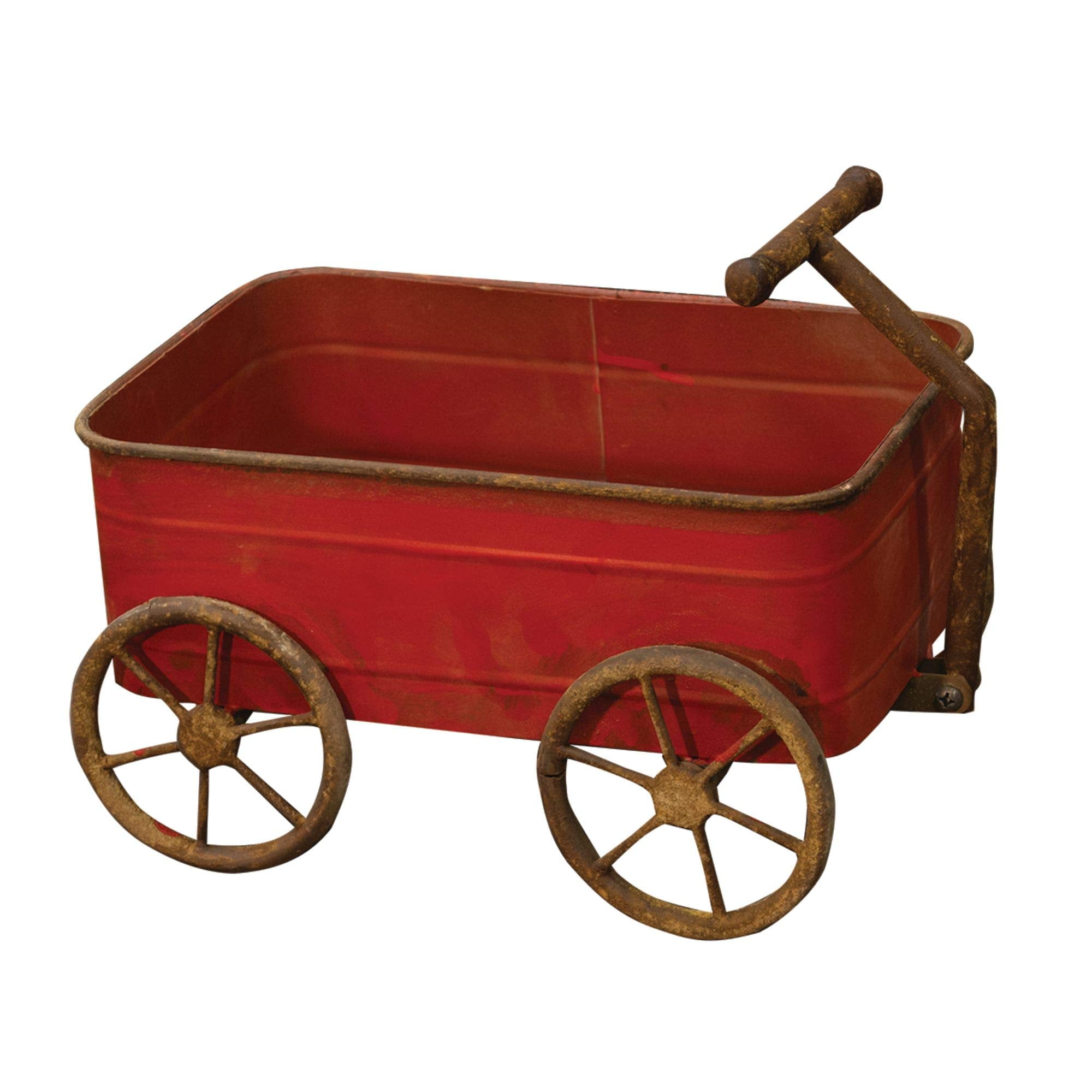 CWI Gifts Rusty Red Wagon