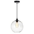 thumbnail image 1 of CWI Lighting 1 Light Contemporary Glass Mini Down Pendant in Clear, 1 of 5