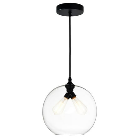 CWI Lighting 2 Light Contemporary Glass Mini Down Pendant in Clear