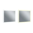 thumbnail image 1 of CWI Lighting 36" x 40" Abigail Matte White Rectangle LED Wall Mirror, 1 of 5