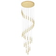 thumbnail image 1 of LED Pool Table Light With Satin Gold Finish, 1 of 6