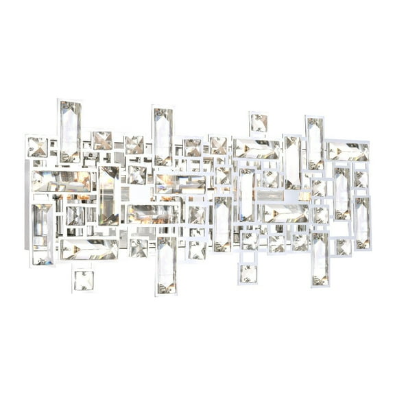 CWI Lighting Arley 4 Light Transitional Metal Vanity Light in Chrome