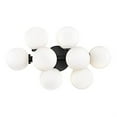 thumbnail image 1 of CWI Lighting Arya 8 Light Frosted Glass Wall Sconce in Black/White, 1 of 2
