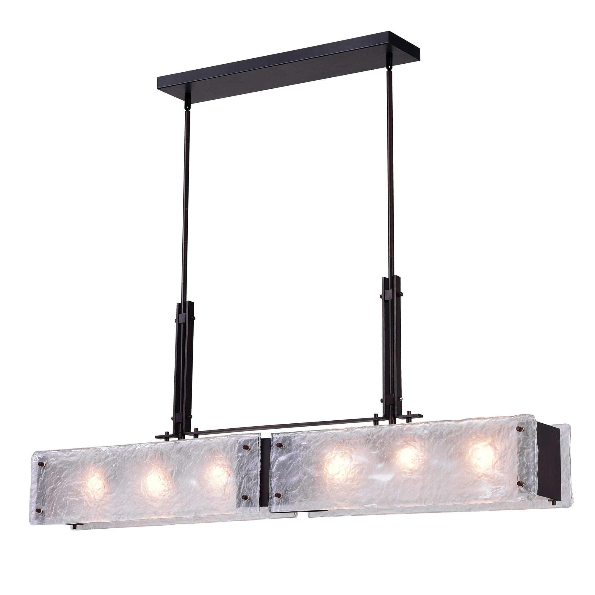 Assunta 45'' Black Frosted Glass Drum Chandelier with Plug-in Feature