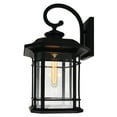 thumbnail image 1 of CWI Lighting Blackburn 1 Light Black Metal Outdoor Wall Light, 1 of 5