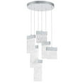 thumbnail image 1 of CWI Lighting Carolina Contemporary Metal LED Chandelier in Pewter, 1 of 5