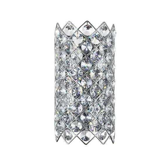CWI Lighting Chique 4 Light Transitional Metal Wall Light in Chrome