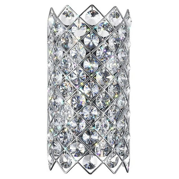 CWI Lighting Chique 4 Light Transitional Metal Wall Sconce in Chrome