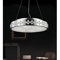 CWI Lighting Cinderella 10 Light Down Transitional Metal Chandelier in Chrome