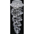 thumbnail image 1 of CWI Lighting Double Spiral 2 Light Metal Flush Mount in Chrome, 1 of 2