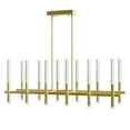 thumbnail image 1 of CWI Lighting Dragonswatch Integrated LED Satin Gold Chandelier, 1 of 6