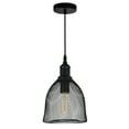 thumbnail image 1 of CWI Lighting Drea 1 Light Down Farmhouse Metal Mini Pendant in Black, 1 of 8