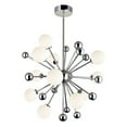 thumbnail image 1 of CWI Lighting Element 11 Light Contemporary Metal Chandelier in Nickel, 1 of 7