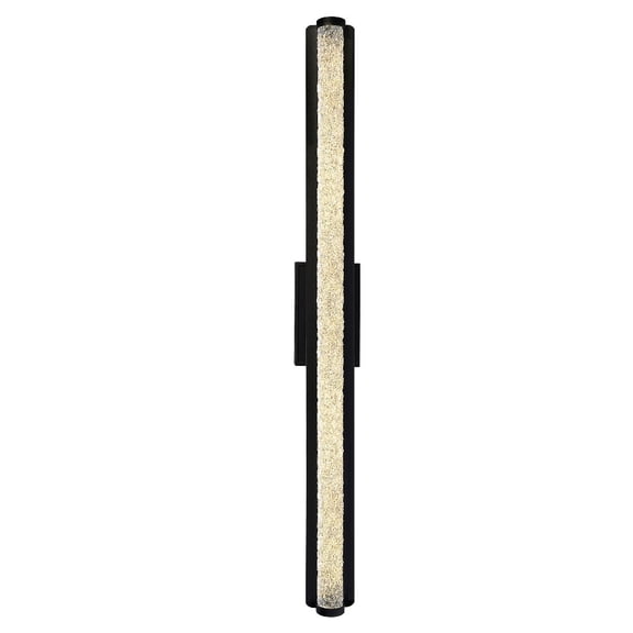 CWI Lighting Fiji Integrated LED Black Outdoor Wall Light