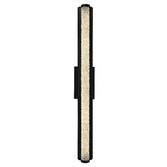 CWI Lighting Fiji Integrated LED Black Outdoor Wall Light