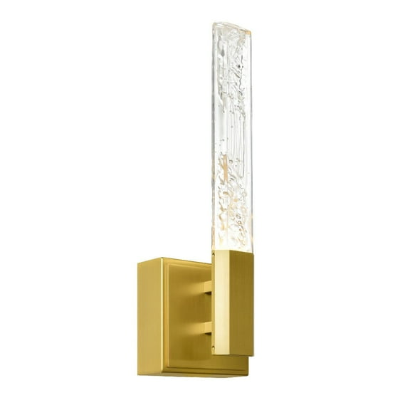 CWI Lighting Greta Integrated LED Brass Wall Light