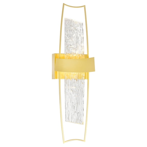 CWI Lighting Guadiana Integrated LED Satin Gold Wall Light