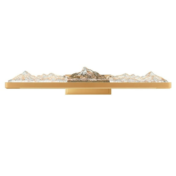 CWI Lighting Himalayas Integrated LED Brass Vanity Light