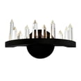thumbnail image 1 of CWI Lighting Juliette Transitional Metal LED Wall Sconce in Black, 1 of 5