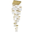 thumbnail image 1 of CWI Lighting Lava Integrated LED Brass Chandelier, 1 of 8
