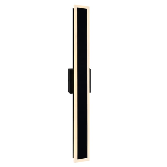 CWI Lighting Malibu LED Integrated Black Metal Outdoor Wall Light