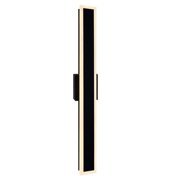 CWI Lighting Malibu LED Integrated Black Metal Outdoor Wall Light