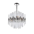 thumbnail image 1 of CWI Lighting Miroir 8 Light Transitional Metal Chandelier in Polished Nickel, 1 of 5