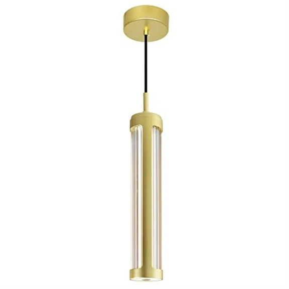 CWI Lighting Neva 1 Light LED Integrated Metal Chandelier in Satin Gold