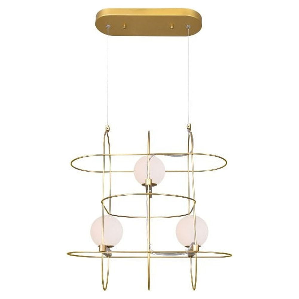 Contemporary metal shop chandelier
