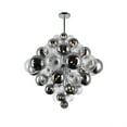 thumbnail image 1 of CWI Lighting Pallocino 27 Light Contemporary Metal Chandelier in Chrome, 1 of 5