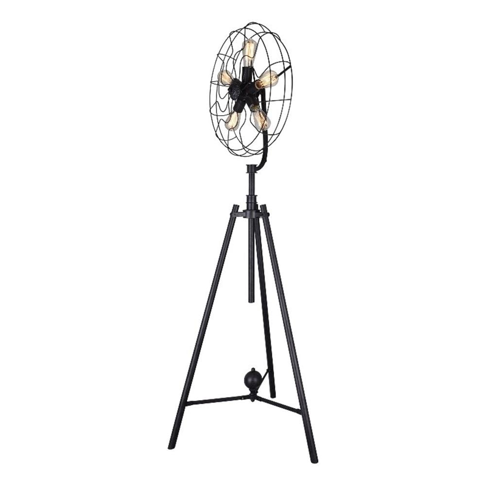 Pamela Rust Multi-head Tripod Floor Lamp