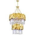 thumbnail image 1 of CWI Lighting Panache 10 Light Down Contemporary Metal Chandelier in Gold, 1 of 6