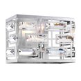 thumbnail image 1 of CWI Lighting Petia 1 Light Transitional Metal Vanity Light in Chrome, 1 of 2