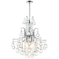 thumbnail image 1 of CWI Lighting Princess 3 Light Transitional Metal Mini Chandelier in Chrome, 1 of 6