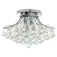 thumbnail image 1 of CWI Lighting Princess 6 Light Transitional Metal Flush Mount in Chrome, 1 of 5