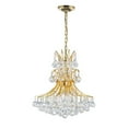 thumbnail image 1 of CWI Lighting Princess 8 Light Down Transitional Metal Chandelier in Gold, 1 of 5