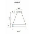 thumbnail image 1 of CWI Lighting Rosalina Contemporary Metal LED Chandelier in Matte Black, 1 of 5