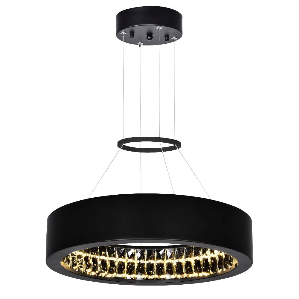 Rosalina Black Mini Drum LED Chandelier
