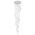 thumbnail image 1 of CWI Lighting Spiral 6 Light Transitional Metal Flush Mount Light in Chrome, 1 of 5