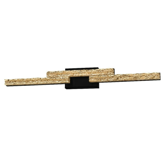 CWI Lighting Stagger Integrated LED Black Vanity Light