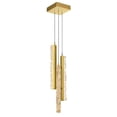 thumbnail image 1 of CWI Lighting Stagger Integrated LED Brass Mini Pendant, 1 of 8