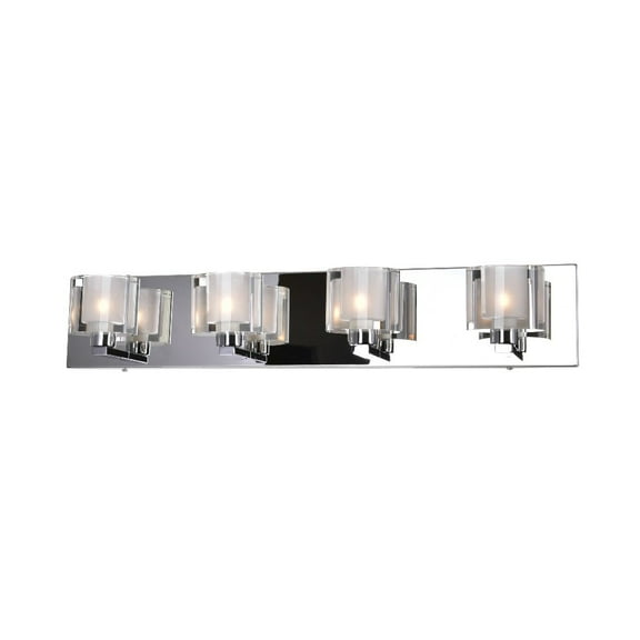 CWI Lighting Tina 4 Light Contemporary Metal Wall Sconce in Chrome
