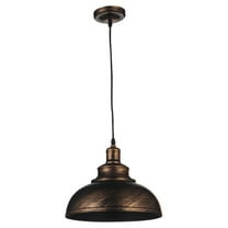 1 Light Down Mini Pendant with Antique Copper finish